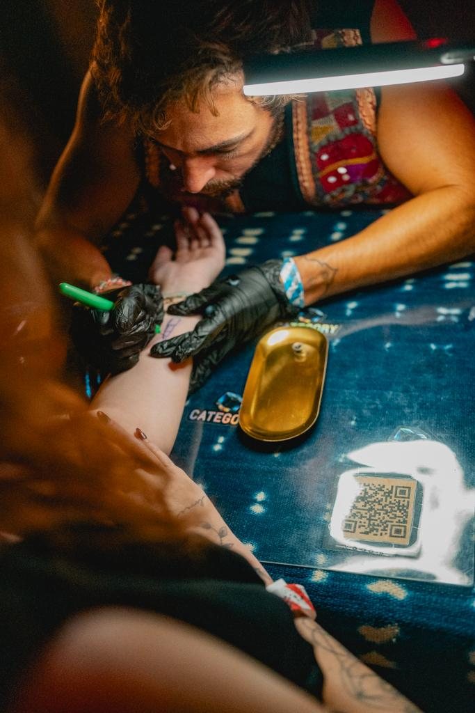 Indigo Tiger Tattoo Club tattoo pop-up at a CATEGORY party, photo 3